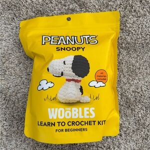 The Woobles Snoopy Crochet Kit And Santa Outfit Accessory